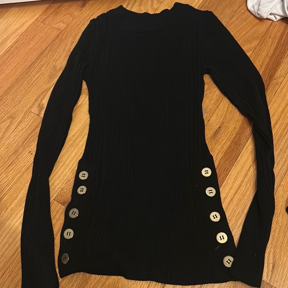 Topshop button sweater